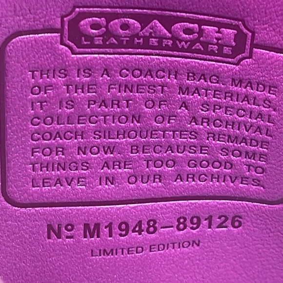 COACH Limited Edition Rambler Crossbody 16 in Colorblock - Picture 16 of 16